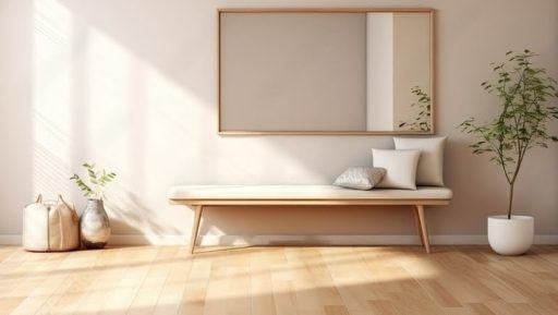 Light hardwood floor in a modern home interior showing a clean and durable everyday surface
